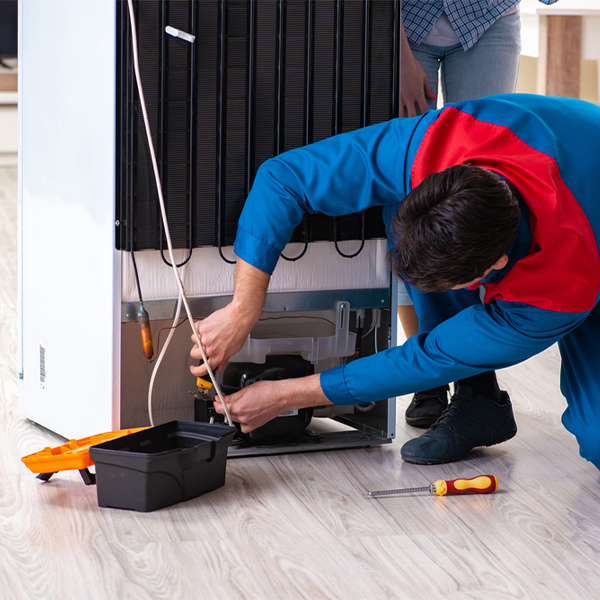 how much do you charge for refrigerator repair services in Fairbury Illinois